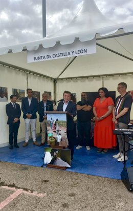 El consejero de la Presidencia, Luis Miguel González Gago, en la inauguración del festival Coodefest Castilla y León Solidaria que se celebra en la capital leonesa.