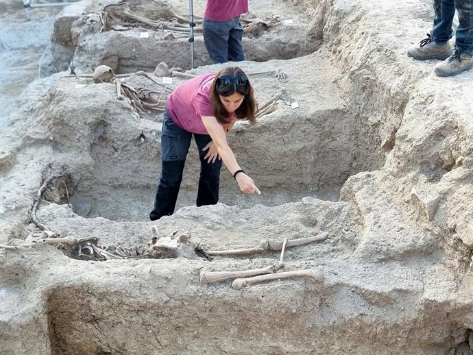 Imatge de les exhumacions a Villar