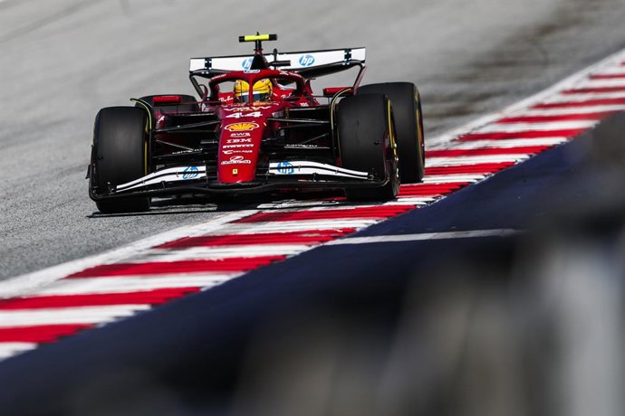 44 HAMILTON Lewis (gbr), Scuderia Ferrari SF-25, action during the Formula 1 MSC Cruises Austrian Grand Prix 2025, 11th round of the 2025 FIA Formula One World Championship from June 27 to 29, 2025 on the Red Bull Ring, in Spielberg, Austria - Photo Xavi 