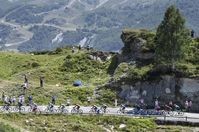 Archivo - Tour de Francia 2022 a su paso por Hautacam