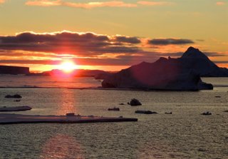 Imagen de la costa antártica