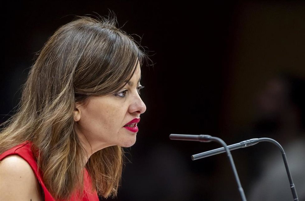 La ministra de Juventud e Infancia, Sira Rego, ofrece declaraciones en una imagen reciente
