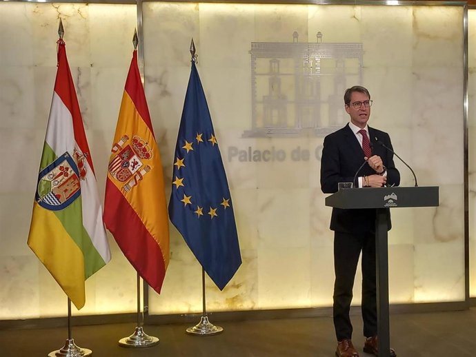 Archivo - El presidente del Gobierno de La Rioja, Gonzalo Capellán