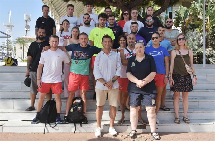 Recepción en el Ayuntamiento del equipo de Socorrismo y Salvamento de Punta Umbría.