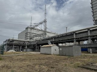 Archivo - Central nuclear de Zaporiyia, en Ucrania