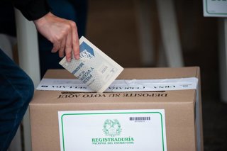 Archivo - Segunda vuelta de la elecciones presidenciales de Colombia en 2022.
