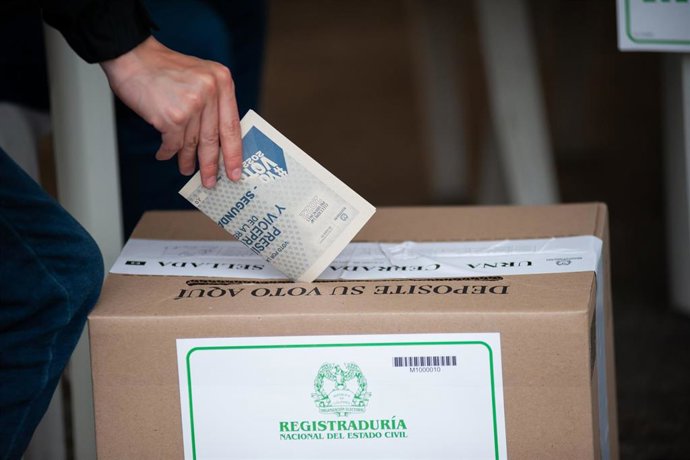 Archivo - Segunda vuelta de la elecciones presidenciales de Colombia en 2022.