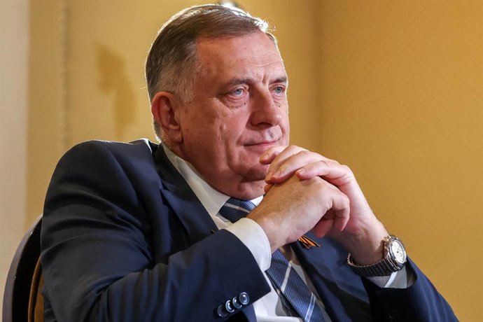 Archivo - RUSSIA, MOSCOW - MAY 10, 2025: Milorad Dodik, president of Republika Srpska, an entity within Bosnia and Herzegovina, gives an interview to the TASS Russian News Agency