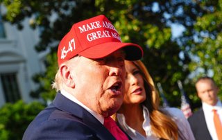 July 4, 2025, Washington, District Of Columbia, USA: President Donald Trump and first lady Melania Trump speak to supporters after he signed his 'Big, Beautiful Bill,' with new tax and immigration legislation during a ceremony at the White House in Washin