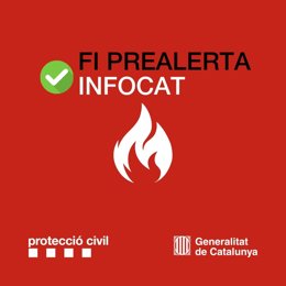 Cierre de la prealerta INFOCAT.