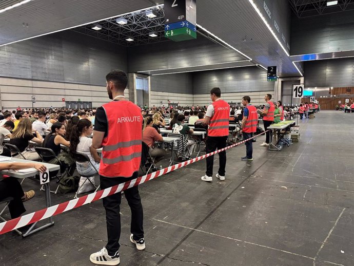 Primeras pruebas de la sexta convocatoria conjunta de Euskal Polizia en el BEC