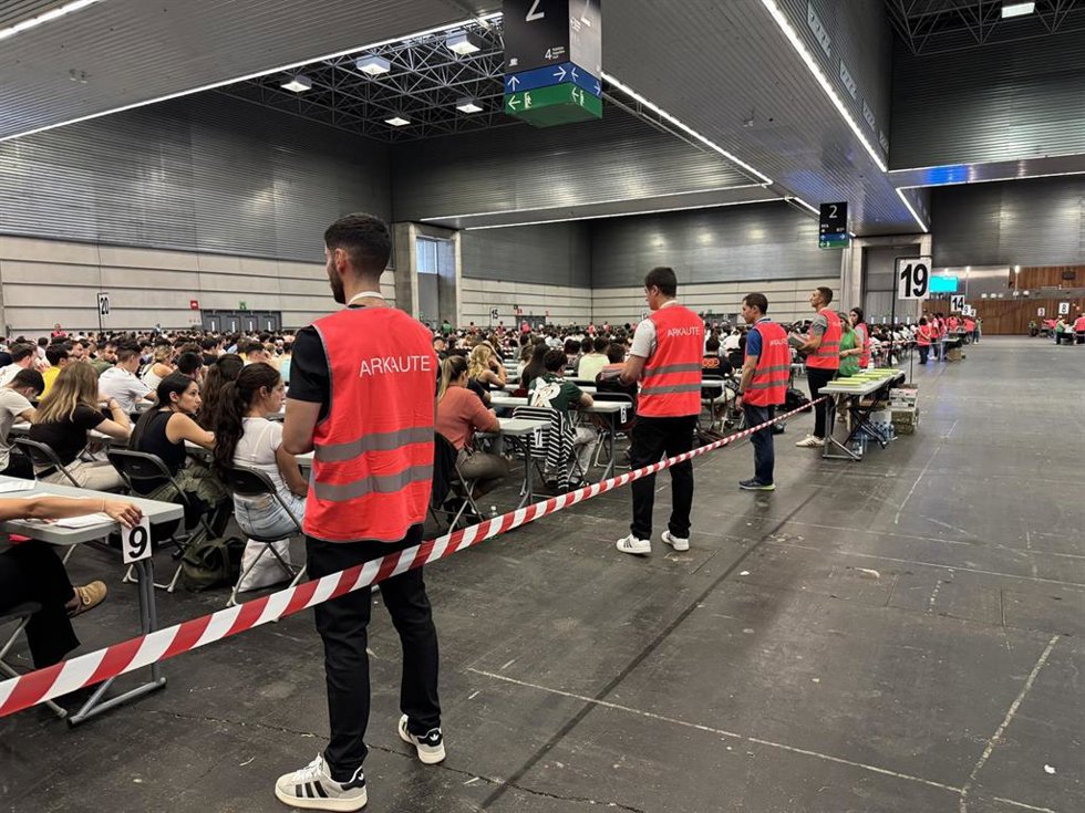Primeras pruebas de la sexta convocatoria conjunta de Euskal Polizia en el BEC