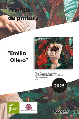 Cartel del concurso de pintura Emilio Ollero 2025.