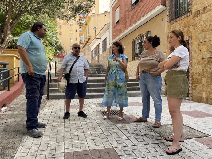 El PSOE recrimina al alcalde de Málaga el "abandono sistemático" del distrito de Ciudad Jardín