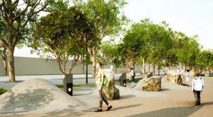 Projecte del Jardí Geològic a la Zona Universitària de Barcelona