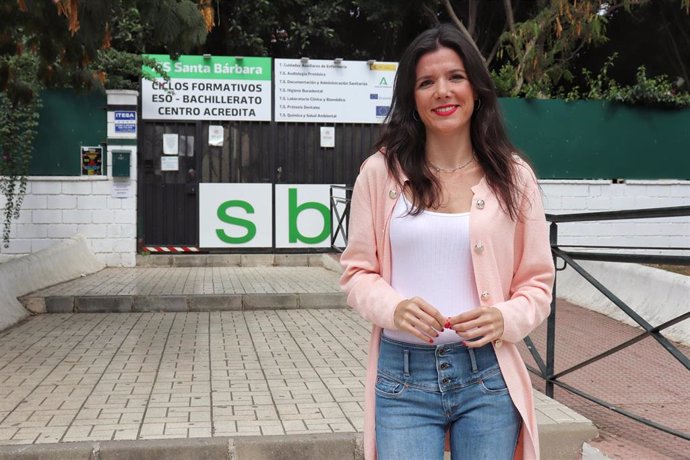 Archivo - La parlamentaria andaluza por el PP de Málaga Loli Caetano.