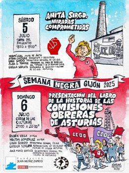 Participación de CCOO en la Semana Negra.