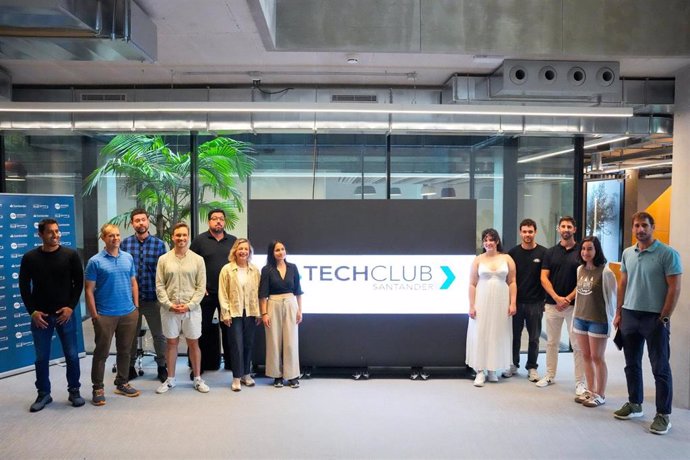 Santander inicia el programa 'Tech Club' con la incorporación de once emprendedores en espacios del CIE