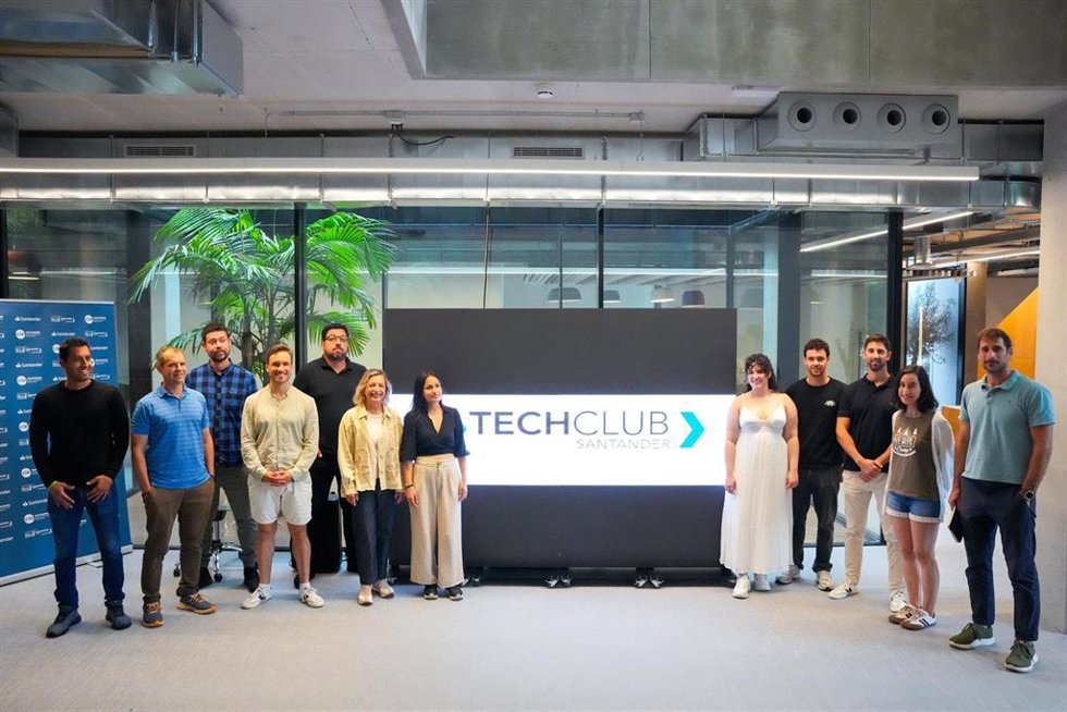 Santander inicia el programa 'Tech Club' con la incorporación de once emprendedores en espacios del CIE
