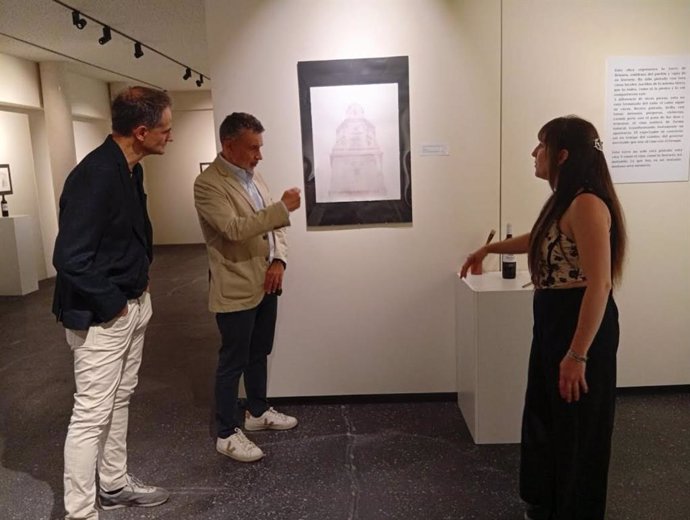 La nueva exposición del CCR ofrece una mirada al patrimonio a su paso por el Camino a través de la pintura con vino
