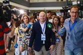 Foto: Tellado dice que la sede del PSOE "es hoy un velatorio" frente a un PP "preparado" para "pasar página" de Sánchez