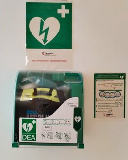 Un desfibrilador