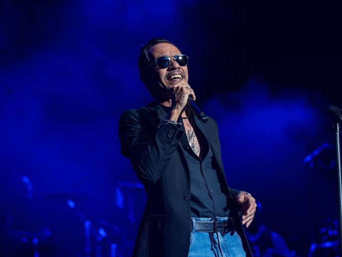 Marc Anthony durante su concierto en Starlite, a 04 de julio de 2025, en Marbella (España).