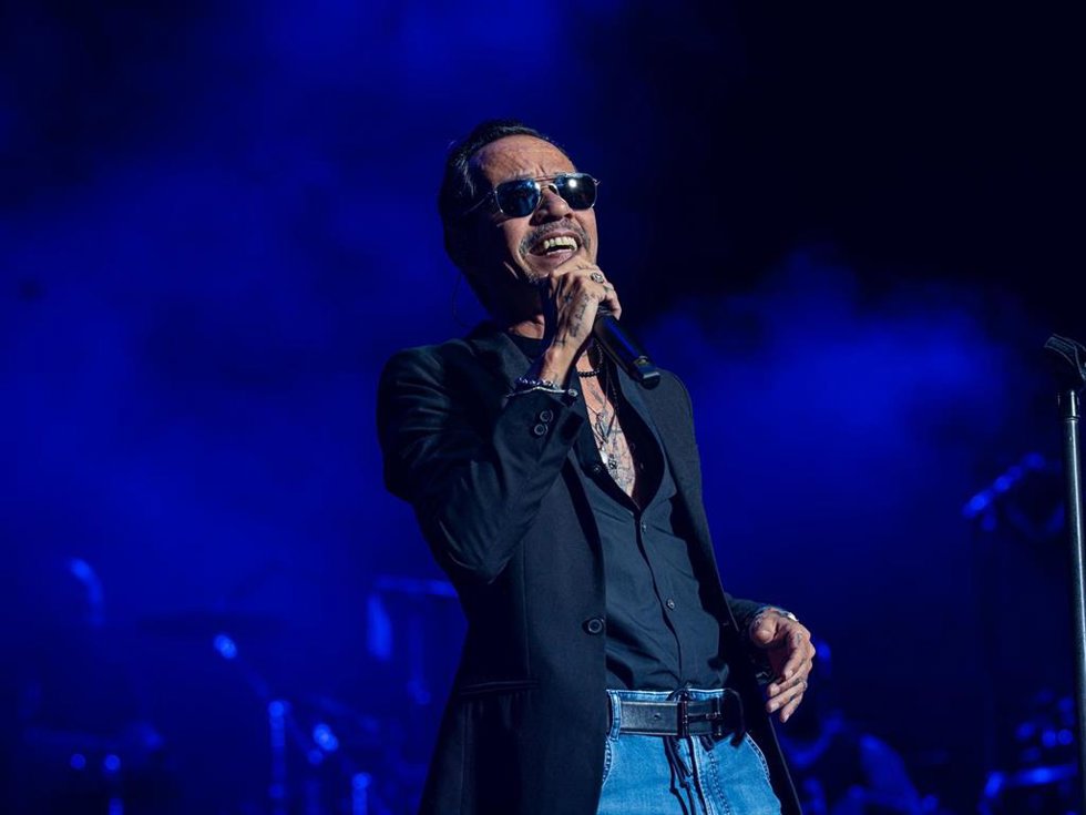 Marc Anthony durante su concierto en Starlite, a 04 de julio de 2025, en Marbella (España).