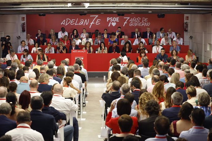 Reunión del Comité Federal del PSOE, en la sede federal del partido, a 5 de julio de 2025, en Madrid (España)