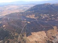 Controlado el incendio en Montecorto (Málaga)