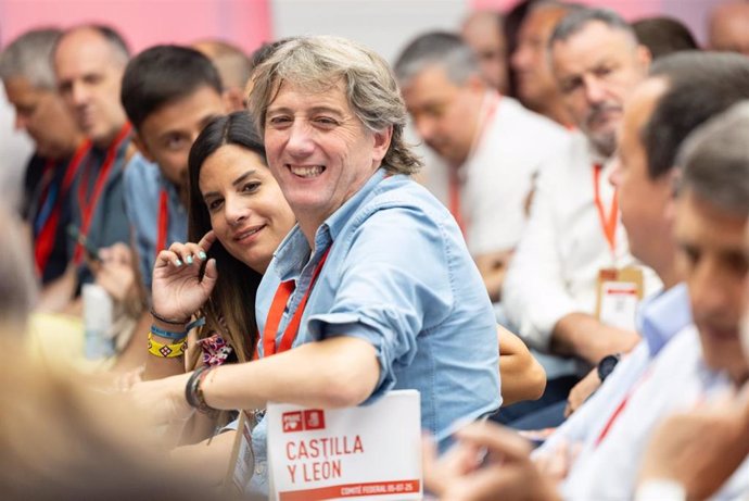 El Secretario General Del PSOE De Castilla Y León, Carlos Martínez