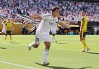 Gonzalo: "Con ese balón solo he tenido que empujarla"