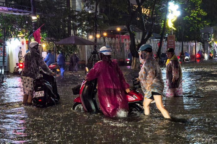 Imatge d'arxiu d'inundacions a Vietnam pel tifó Danas