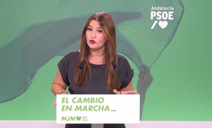 La parlamentaria del PSOE-A Verónica Pérez.