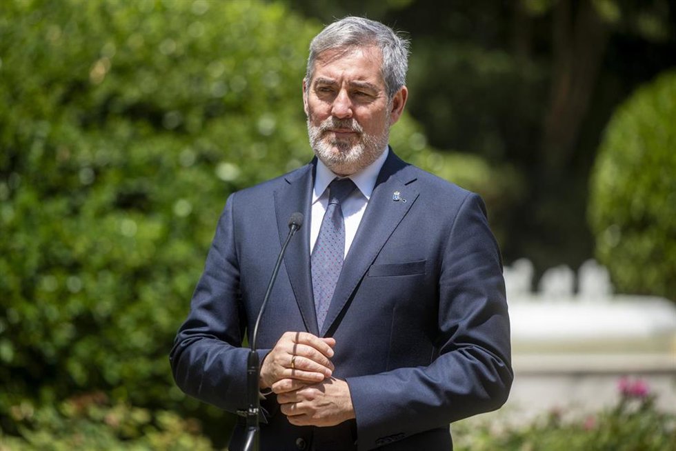 Archivo - El presidente del Gobierno de Canarias, Fernando Clavijo