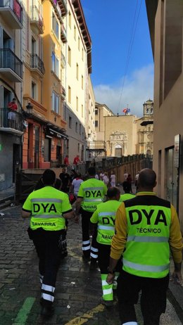 Imagen de integrantes del dispositivo de DYA Navarra