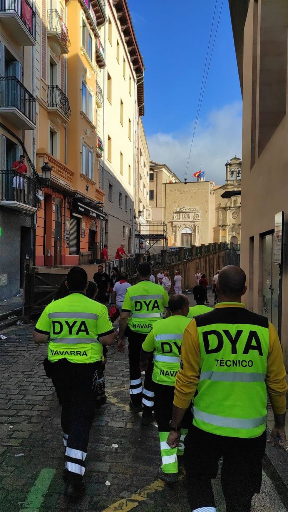 Imagen de integrantes del dispositivo de DYA Navarra