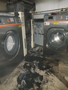 Estado de las instalaciones afectadas por el incendio.