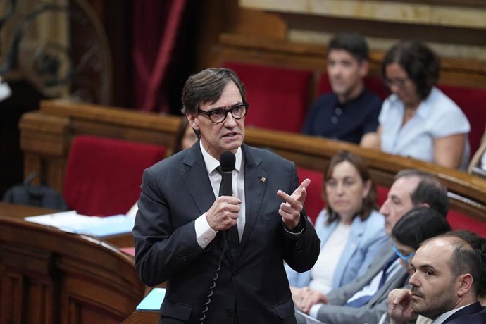 El presidente de la Generalitat, Salvador Illa