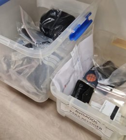 Imagen de material recogido