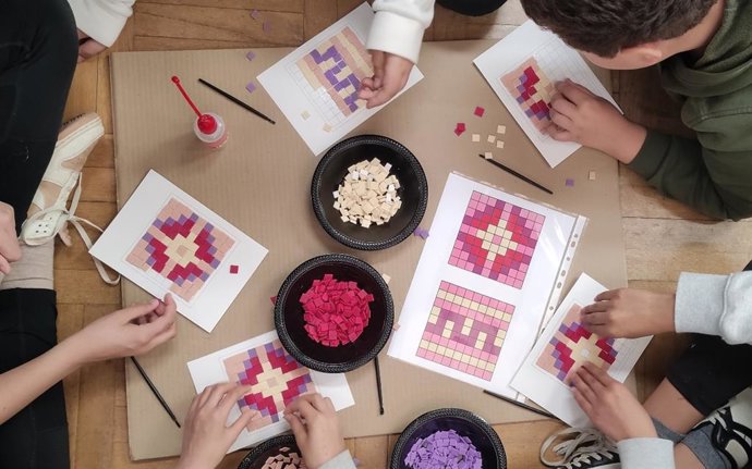 Talleres infantiles en el Museo Numantino.
