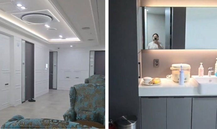 É assim que é um quarto pós-parto na Coreia do Sul: como um hotel, com massagens e ajuda por 14 dias.