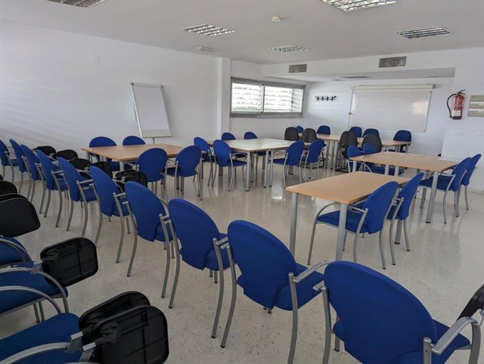 Archivo - Dependencias de uno de los complejos educativos de la Diputación. 