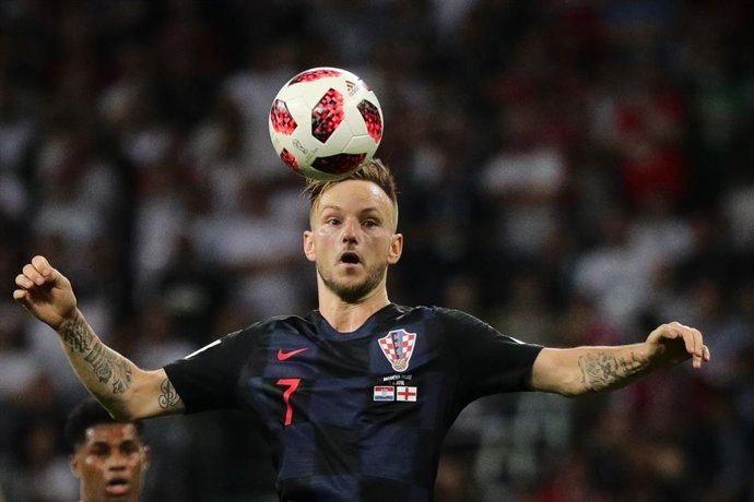 Archivo - Rakitic jugando con Croacia