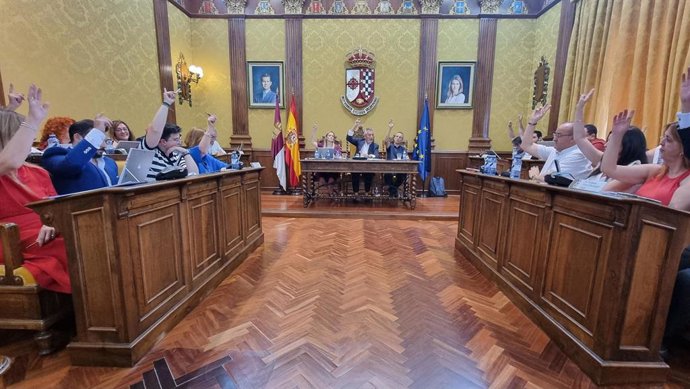 Pleno en el Ayuntamiento de Valdepeñas.