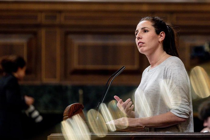 Archivo - La diputada de VOX, Rocío de Meer, interviene durante una sesión plenaria, en el Congreso de los Diputados, a 10 de diciembre de 2024, en Madrid (España). El pleno del Congreso debate hoy una iniciativa legislativa para que el Gobierno colabore 