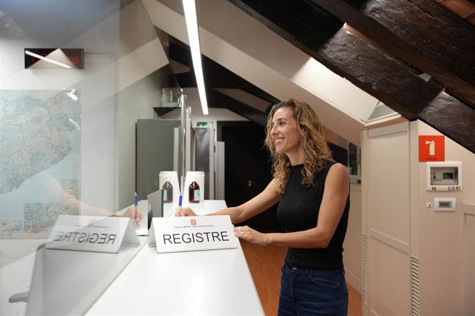 La diputada de la CUP en el Parlament Laia Estrada