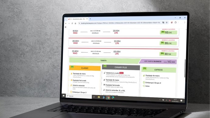 Web de Iberia Express.