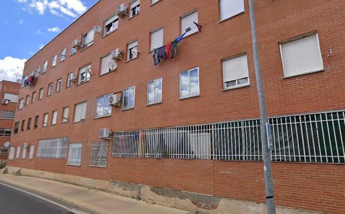 Viviendas municipales en la calle Río Tíber de Cáceres