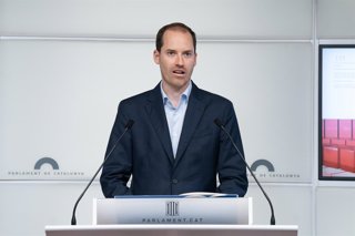 Archivo - El portaveu del PP al Parlament, Juan Fernández